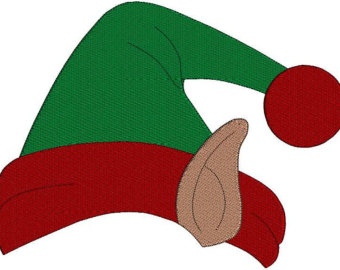 340x270 Elf Clipart Green Santa Hat 3502907