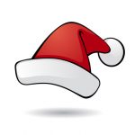 150x150 Vector Santa Hat Clipart Cliparting Santa Hat Clip Art