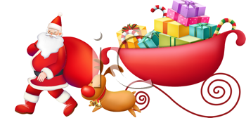 350x168 Royalty Free Santa Claus Clip Art, Christmas Clipart