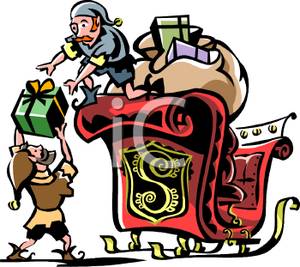 300x267 Sleigh Clipart
