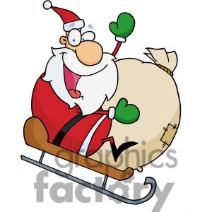 300x300 Sleigh Clipart Cartoon