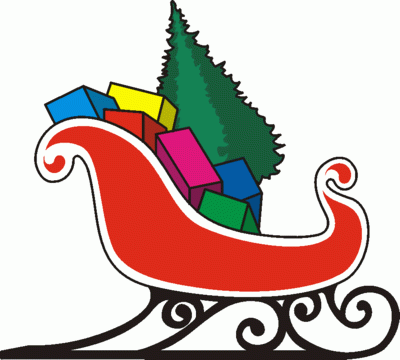 400x360 Ideal Santa Sleigh Clip Art