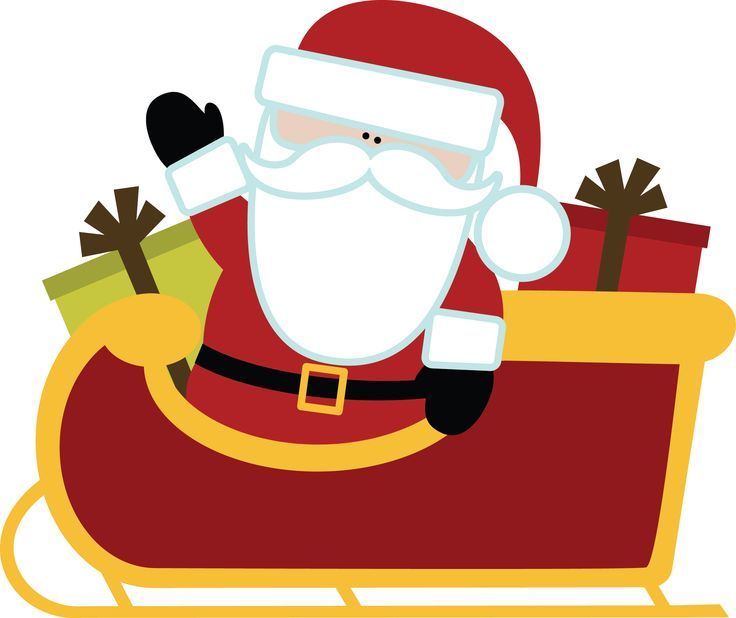 736x618 Christmas Santa And Sleigh Clip Art Clip Art