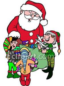 225x300 Clipart Of Santa's Elves