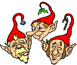 296x253 Free Christmas Elf Clipart