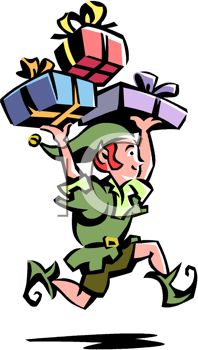 198x350 One Of Santa's Elves Hard At Work Making And Delivering Toys