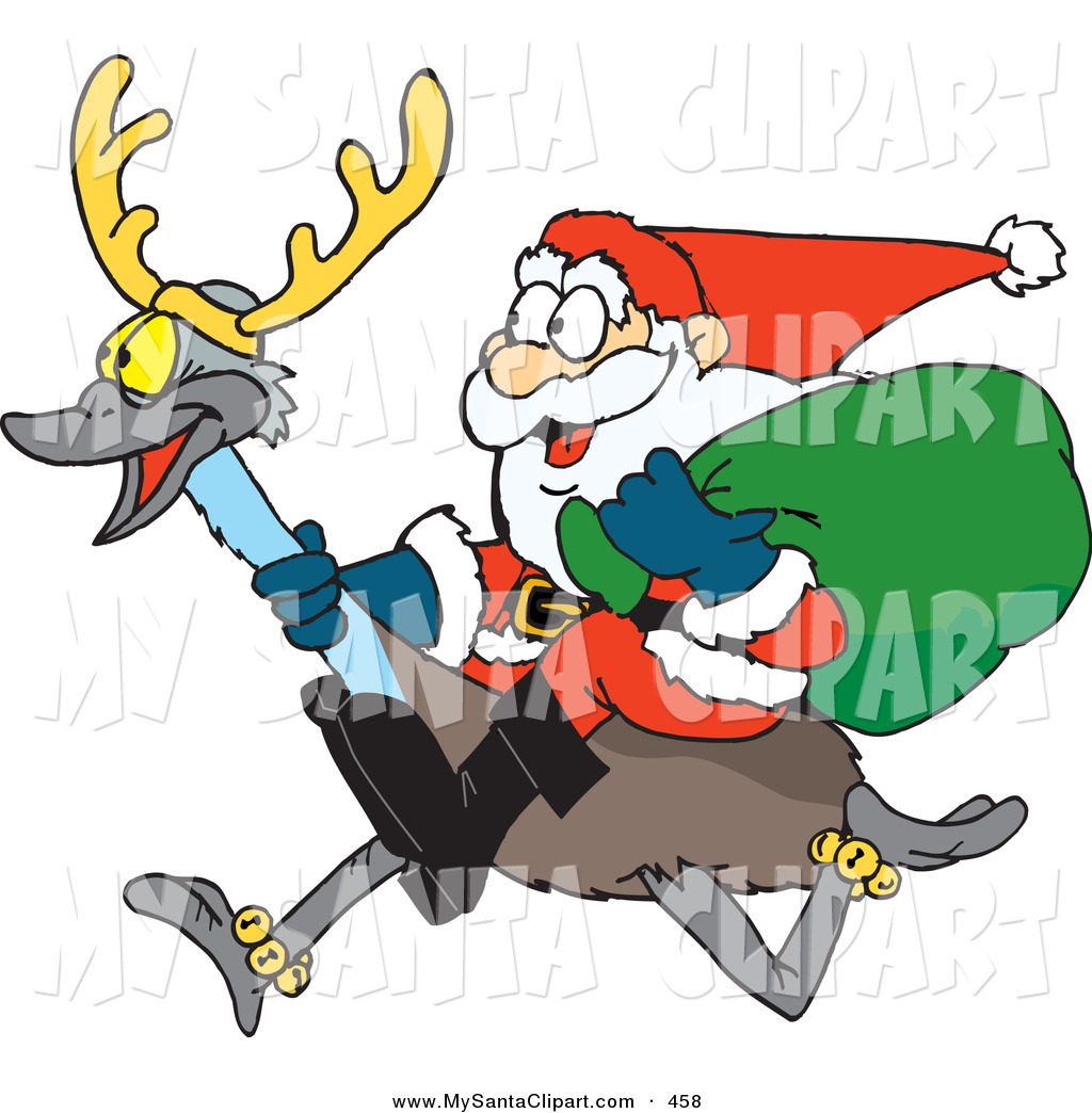 Santas Reindeer Clipart At Getdrawings Free Download