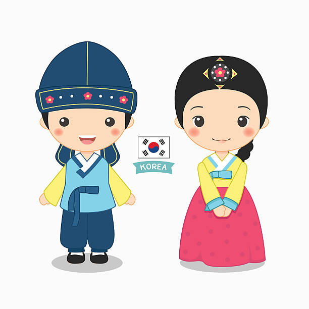 612x612 Korean Hanbok Clipart Collection