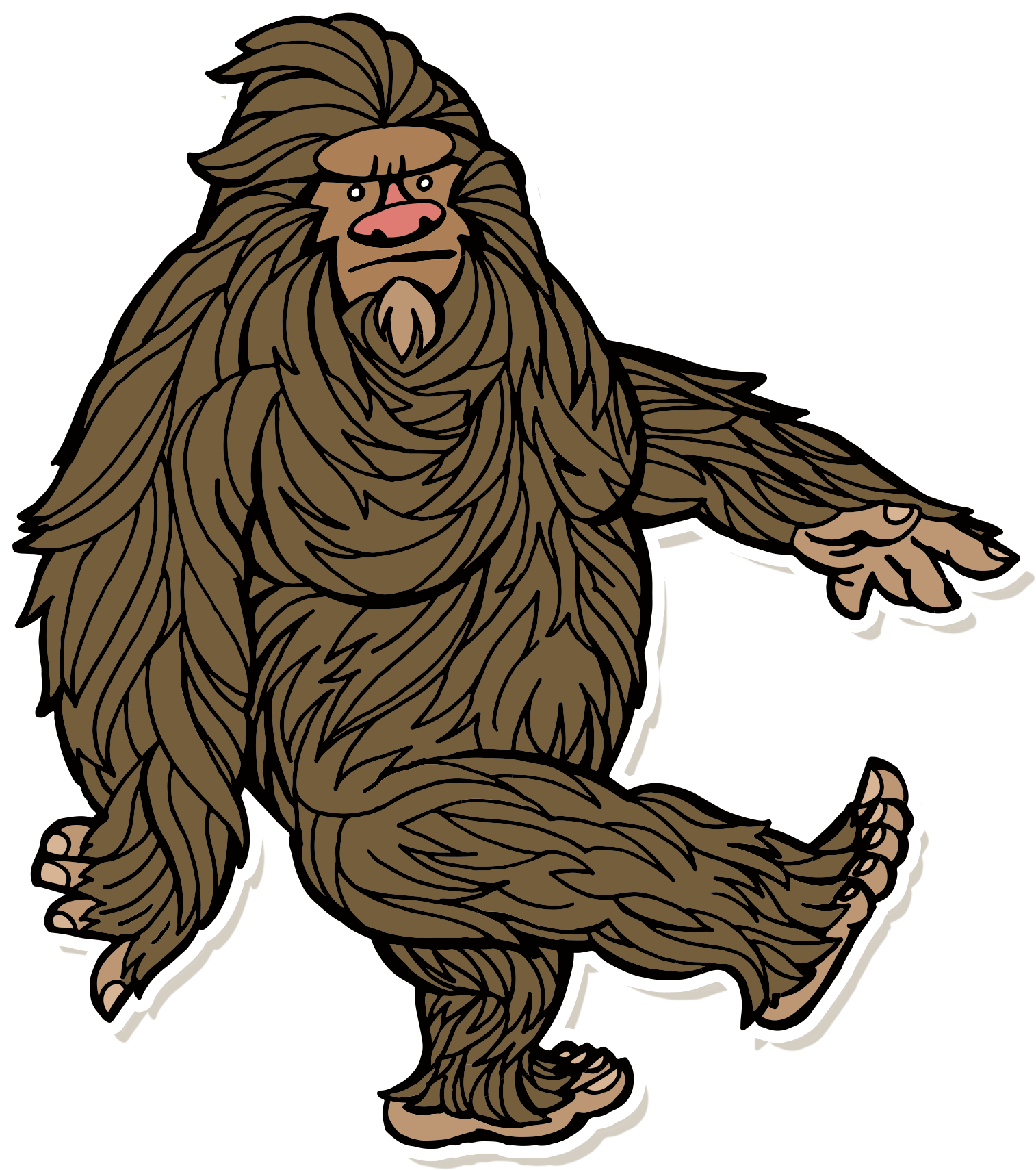 1514x1709 Sasquatch Clipart