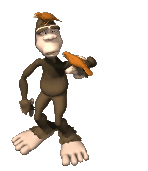 303x350 Sasquatch Clipart Animated