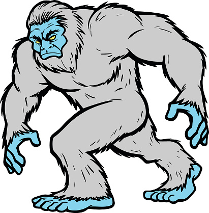 411x418 Yeti Clipart