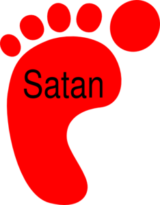 234x298 Satan Under Your Feet Clip Art