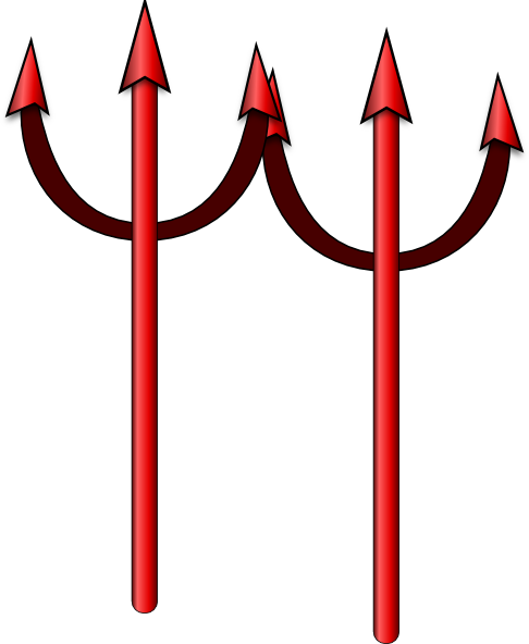 486x592 Satan Clipart Pitchfork