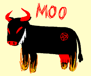 300x250 Satanic Clipart Goat