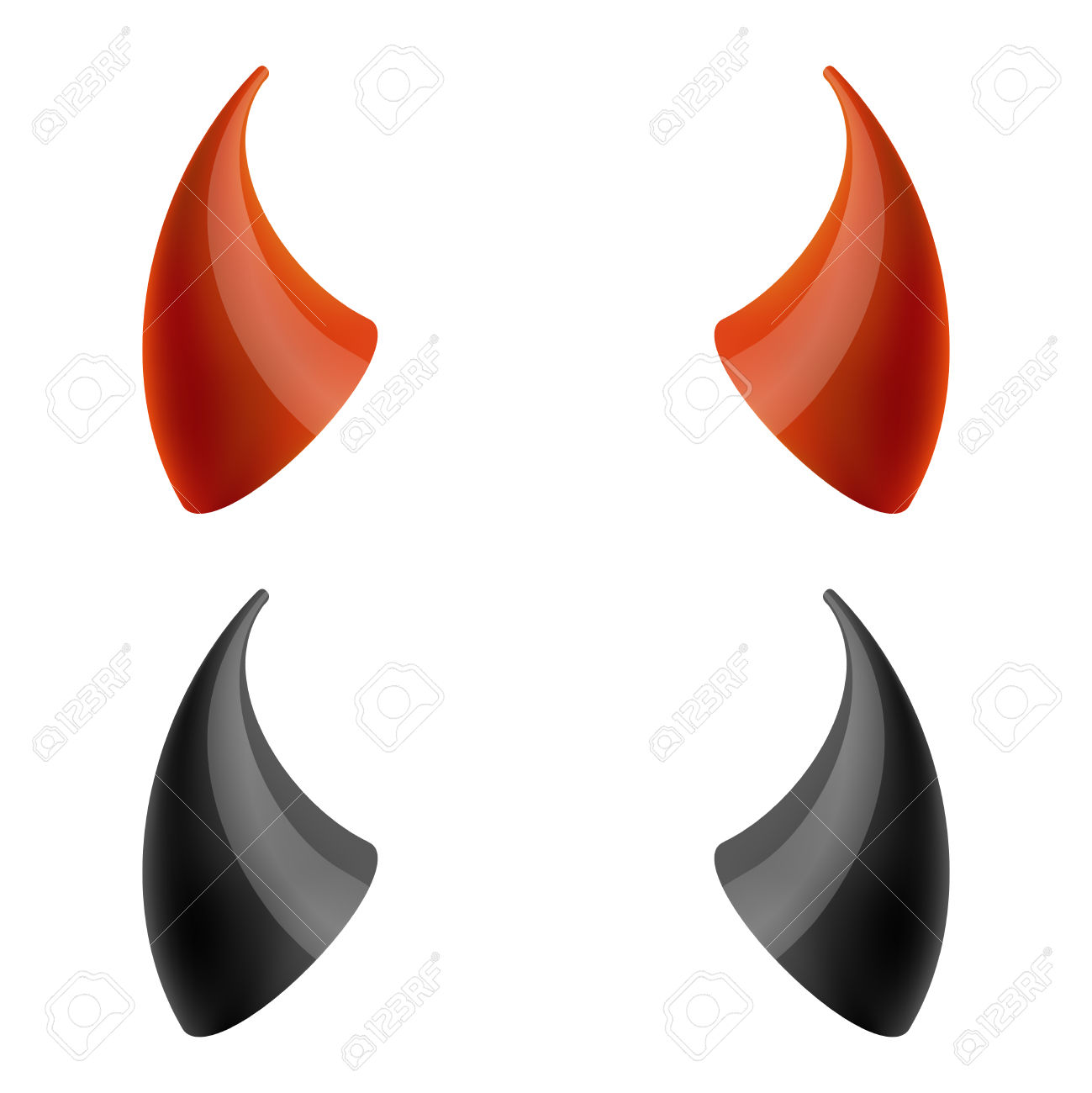 1299x1300 Satanic Clipart Demon Horns