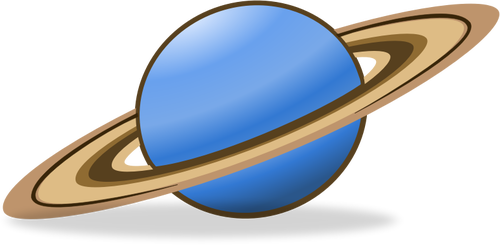 500x245 Vector Clip Art Of Planet Saturn Icon Public Domain Vectors