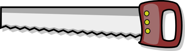 600x165 Wood Saw Clip Art Free Vector 4vector