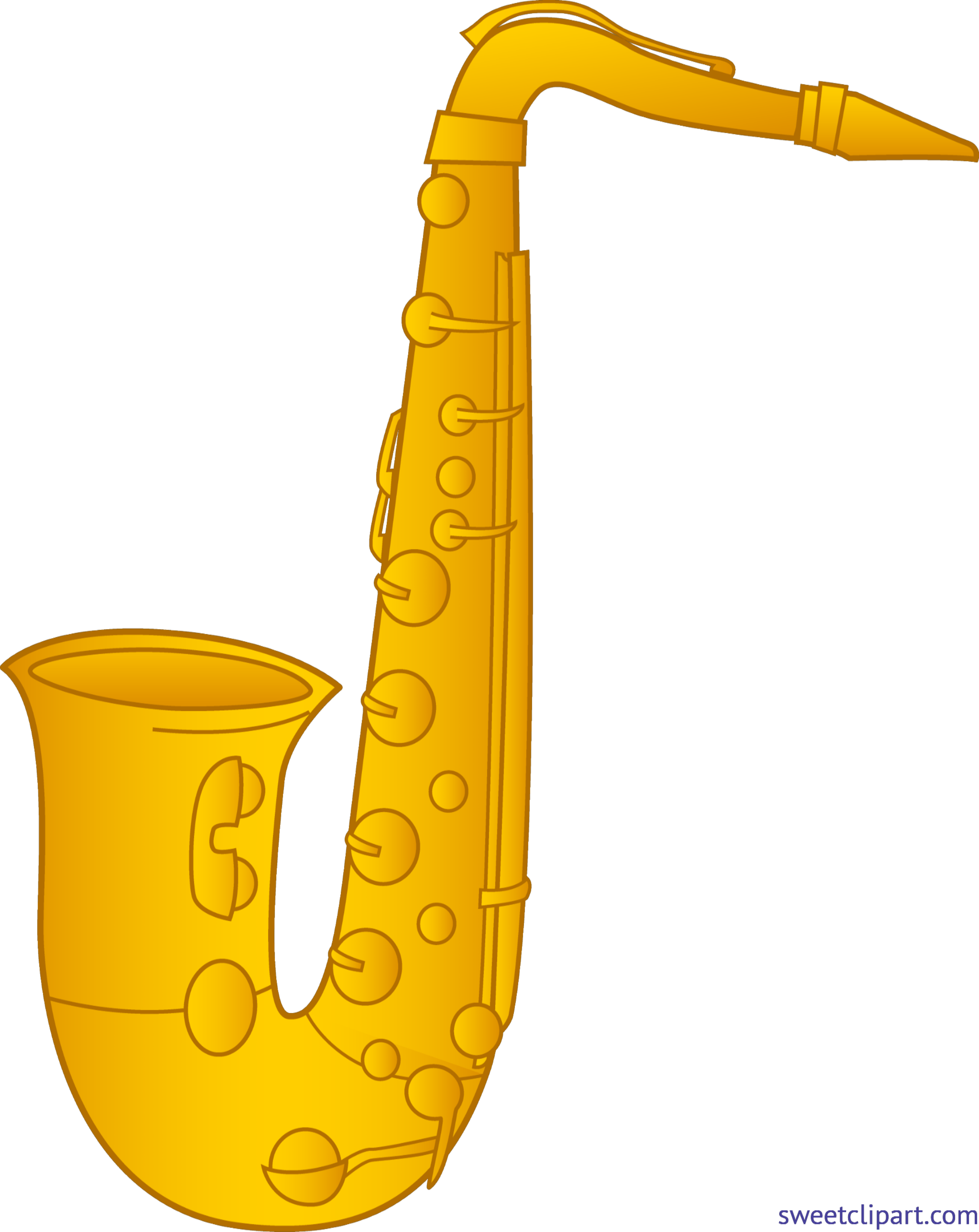 5286x6655 Saxophone Clip Art