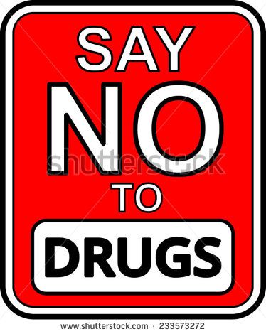 Say No To Drugs Clipart