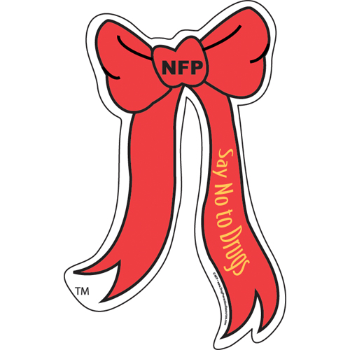 500x500 Say No To Drugs Large Magnet Ribbon