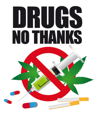 335x380 Say No Drugs Clipart