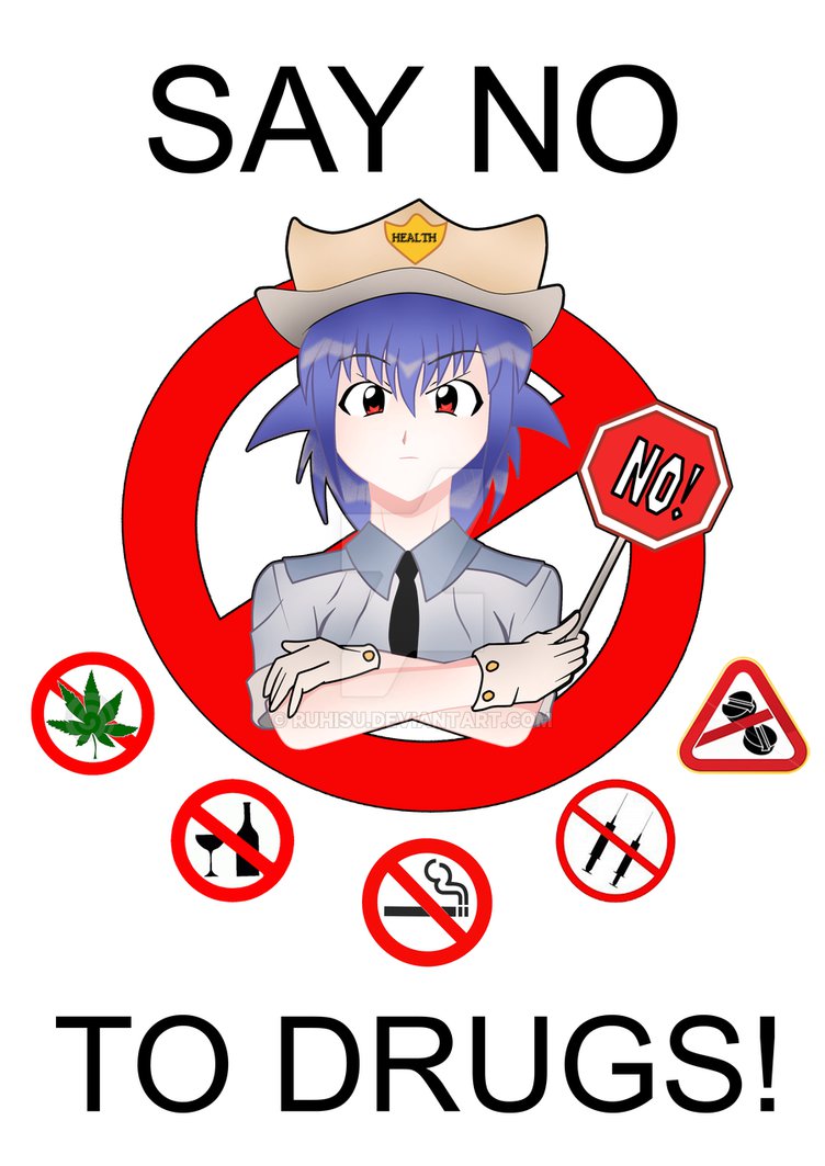 752x1063 Say No To Drugs Poster By Ruhisu