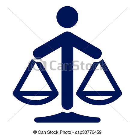 450x448 Justice Scale Clipart Vector