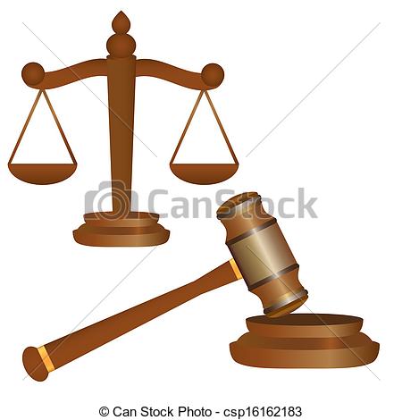 450x470 Scales Of Justice And Gavel Vector