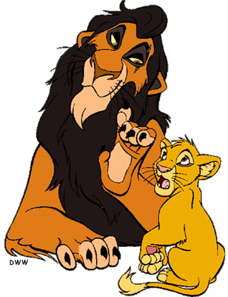 323x421 Lion King Re Told In Clip Art