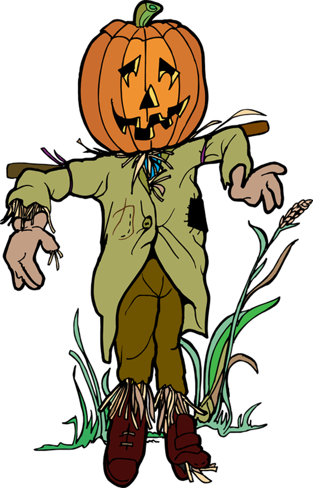 640x998 Scarecrow Scare Crow Clip Art