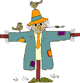 261x270 Row Of Corn And Scarecrow Clipart Snarling Scary Scarecrow