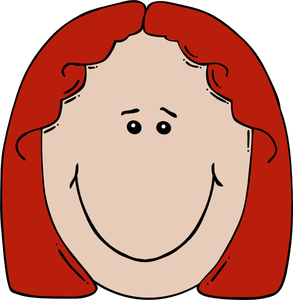 582x597 Old Lady Face Clipart