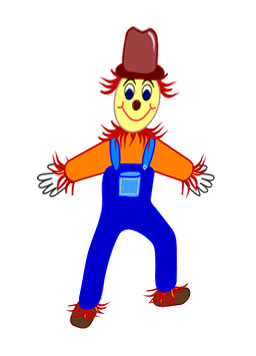 256x356 Scarecrow Clipart