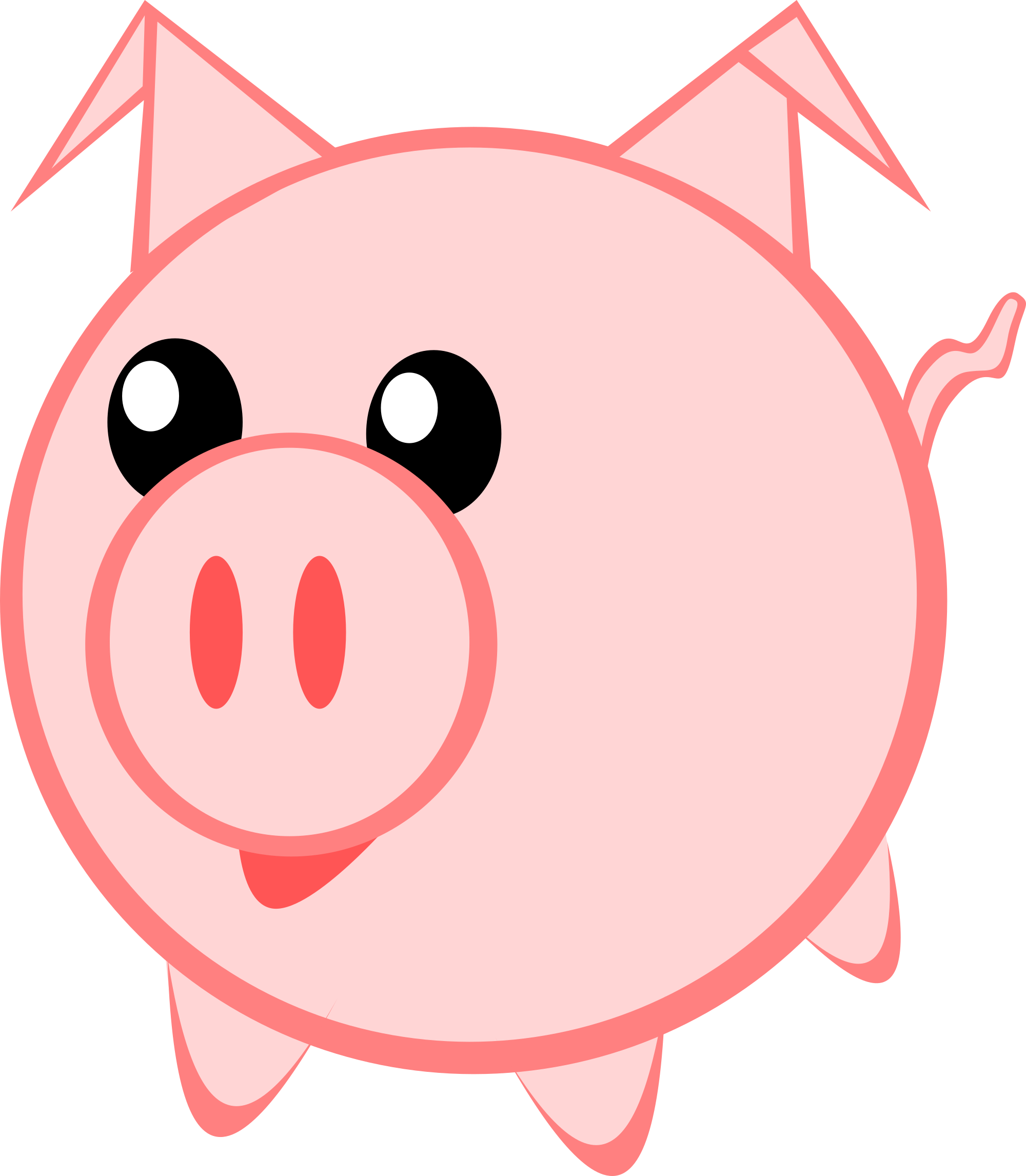 2000x2292 Top 94 Pig Clip Art