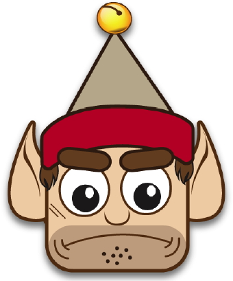 340x409 Tough Elf Clip Art