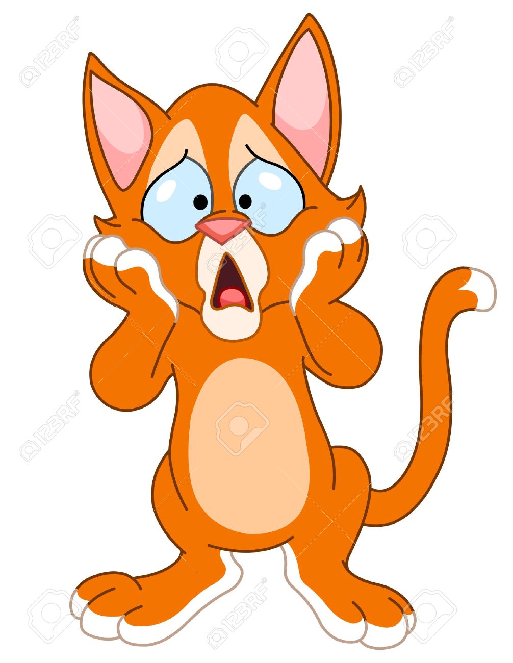 1006x1300 Scared Cat Clipart Scary Cat Transparent Clipart 1