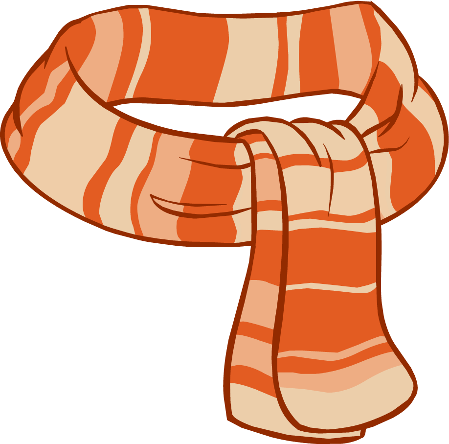 918x907 Orange Scarf Png Image