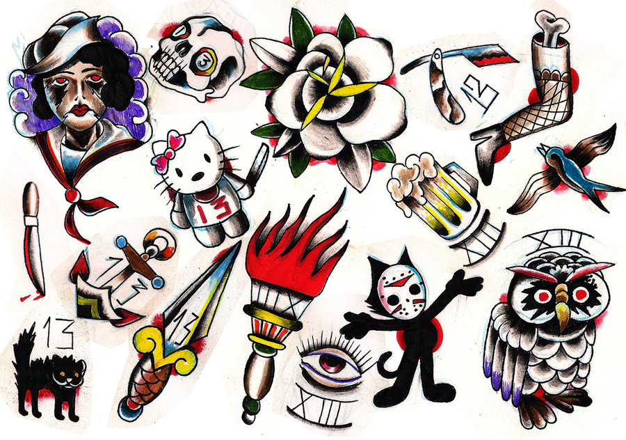 900x632 Money Tattoo Design