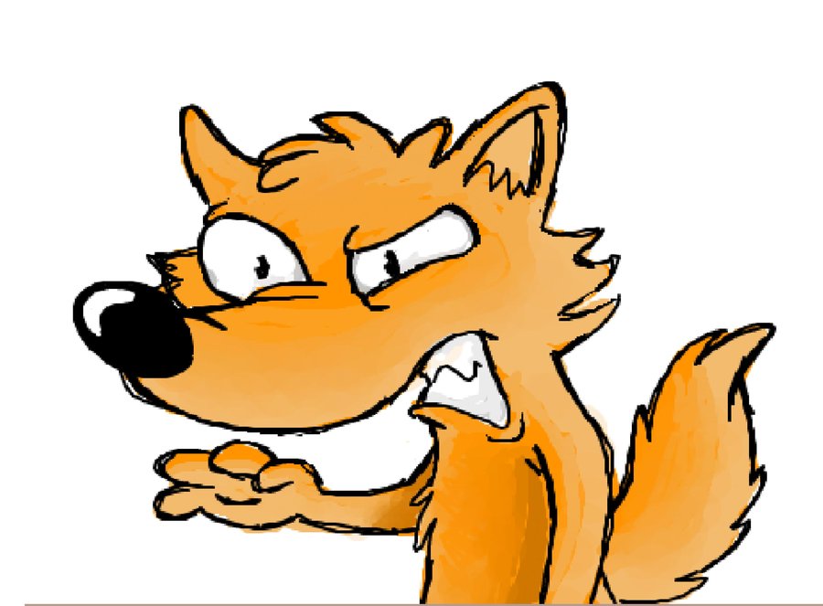 900x663 Scary Fox By Cheesybear