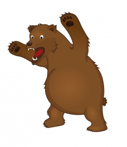 259x300 Angry Bear Clipart