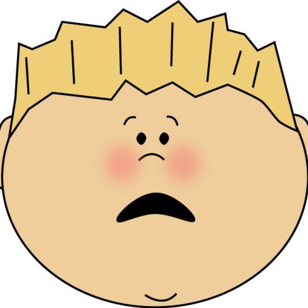 1024x1024 Free Clip Art Scared Face