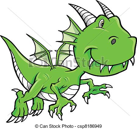 450x425 Green Dragon Vector Illustration Art Eps Vectors