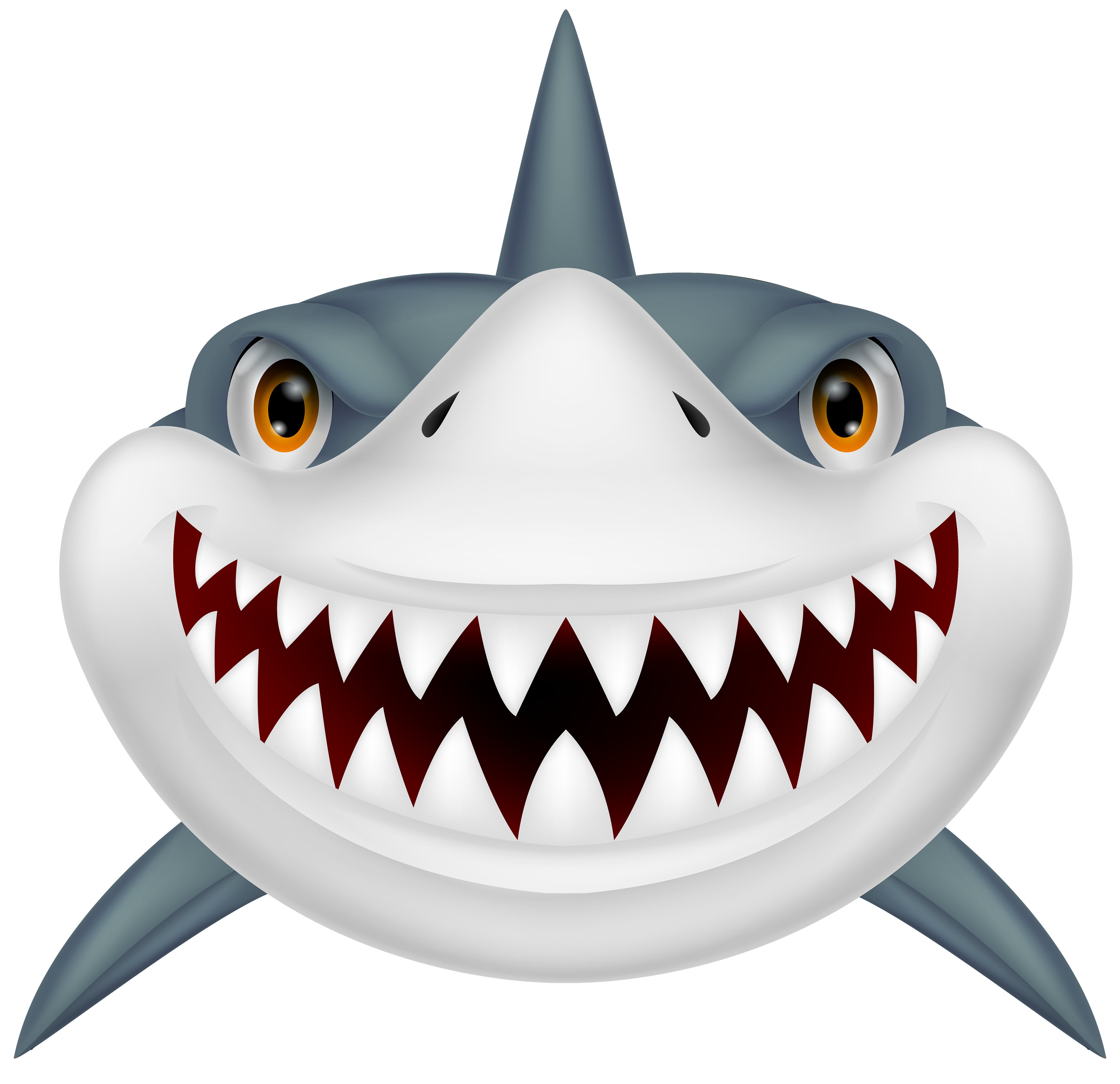 3500x3387 Scary Shark Png Clipart
