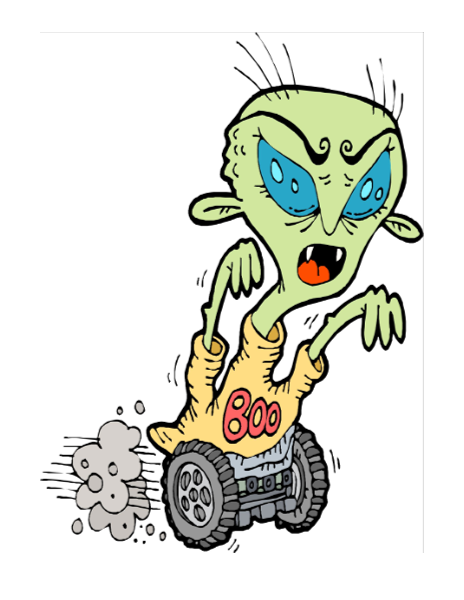 464x600 Scary Ghost Cart Collage Digital Download Clipart Art Cli