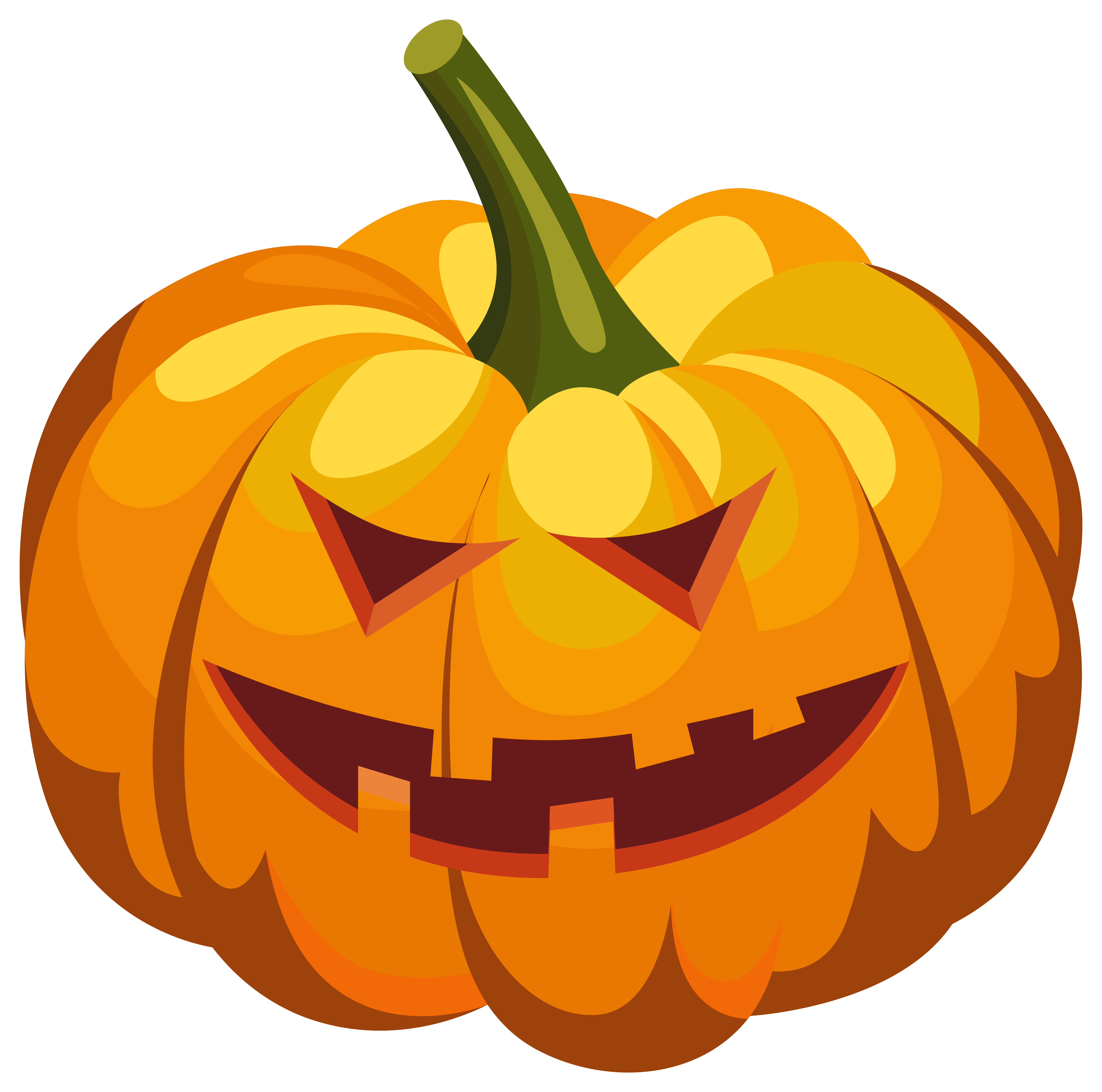 6051x5998 Collection Of Scary Halloween Pumpkin Clipart High Quality