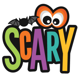 300x300 Scary Title Miss Kate Cuttables Halloween (Clip Art