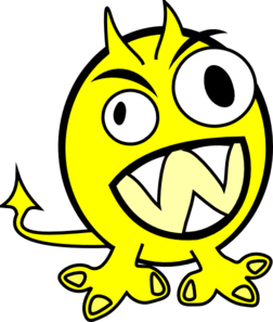 252x297 Yellow Monster Clip Art Clipart Panda