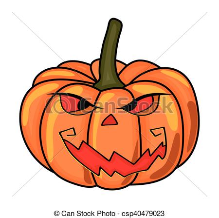 450x447 Halloween Creepy Scary Pumpkin Vector Symbol Icon Design