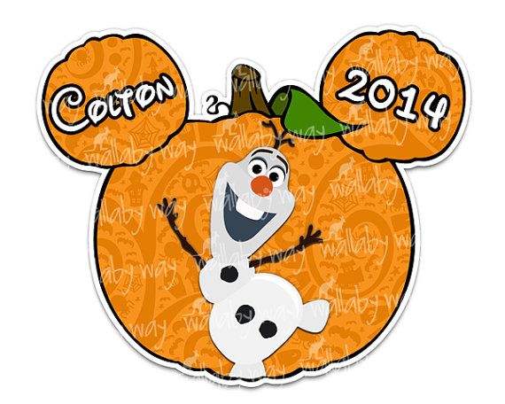 570x456 Olaf Halloween Pumpkin Printable Iron On Transfer Or Use As Clip