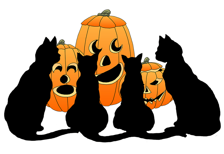 875x600 Scary Halloween Clipart